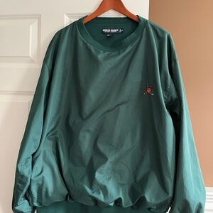 Ralph Lauren Forest Green Crewneck Golf Jacket - XXL